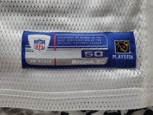 Authentic Priest Holmes Kansas City Chiefs El Salvador White Reebok Jersey 50 - Picture 2 of 17