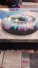 Tie Dye Inflatable Snow Tube New