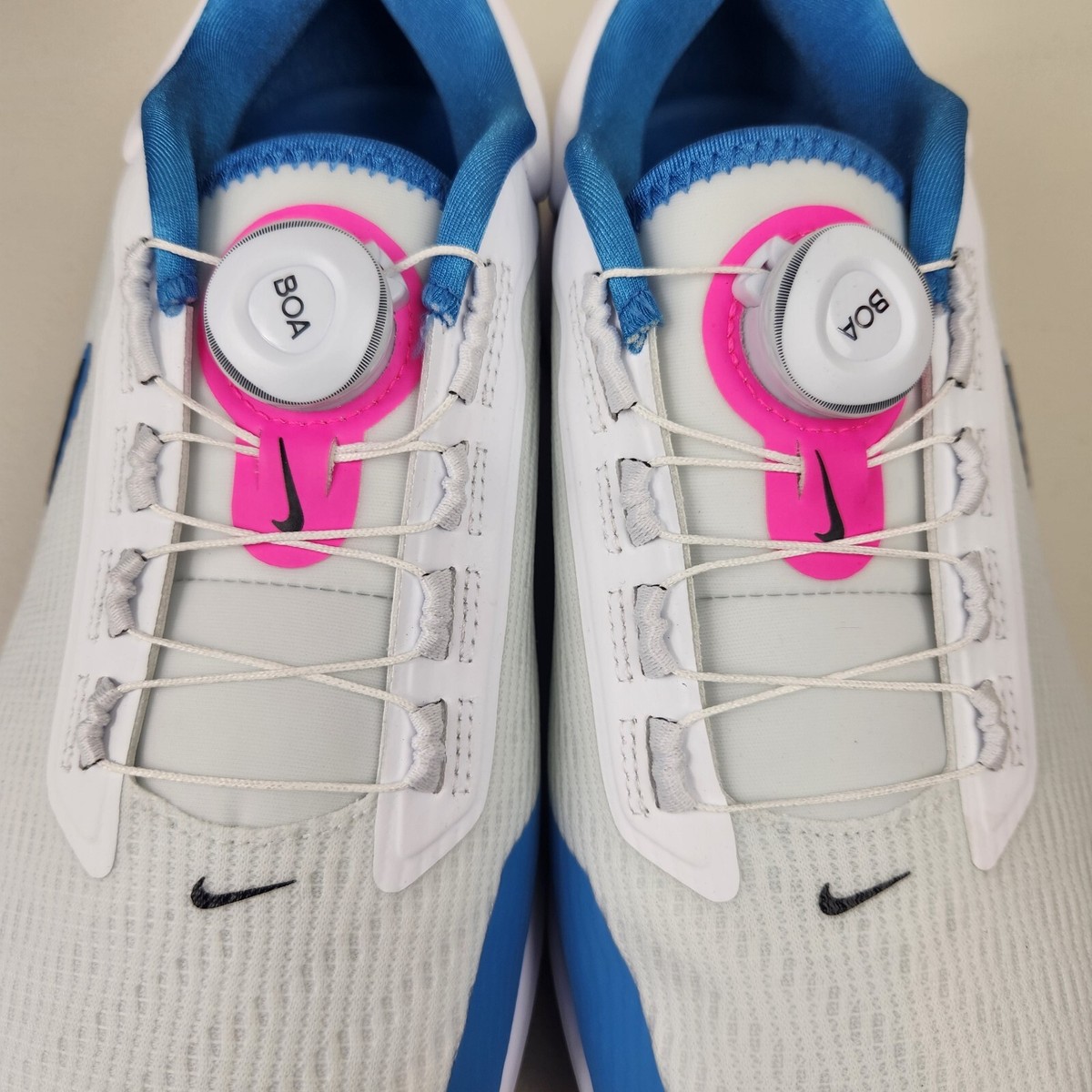 Nike Air Zoom Infinity Tour Next% BOA Blue/Pink Golf Shoes 