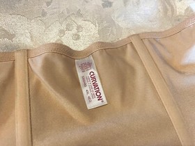 NWT CURVATION 5303483 Hook & Eye True Nude 4XL Waist Cincher Corset