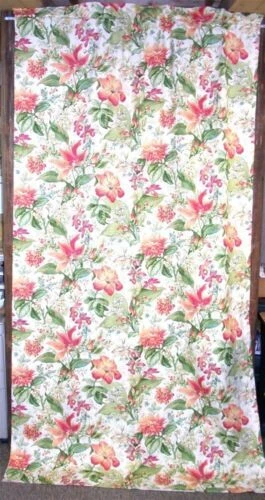 Mezcla de algodón Handmade Floral Cortinas de Ventana