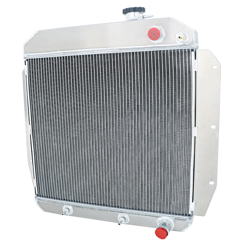 4-Core Radiator Fit 1955-59 Chevrolet Truck 3200 3500 3800;Pickup LS Engine Swap — 第 4/4 张图片