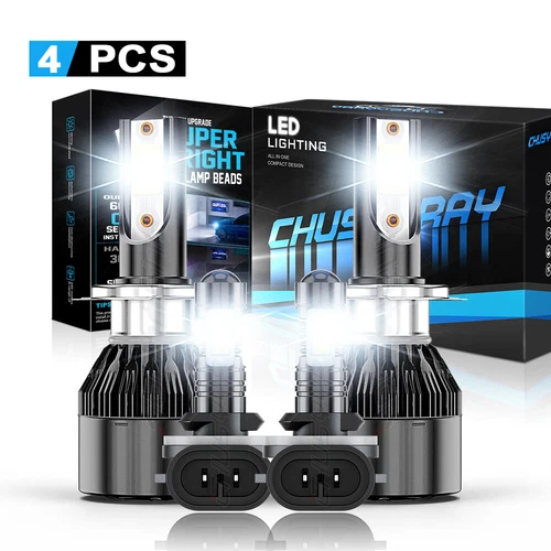 For Hyundai Accent 2000-2017 4x LED Headlight Hi/Lo+Fog Light Combo A++ - Bild 1 von 19