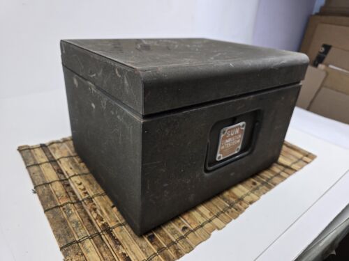 Vintage SUN Combustion Tester Model H 55 6 Volt - With Case & Instructions -RARE - Picture 17 of 20