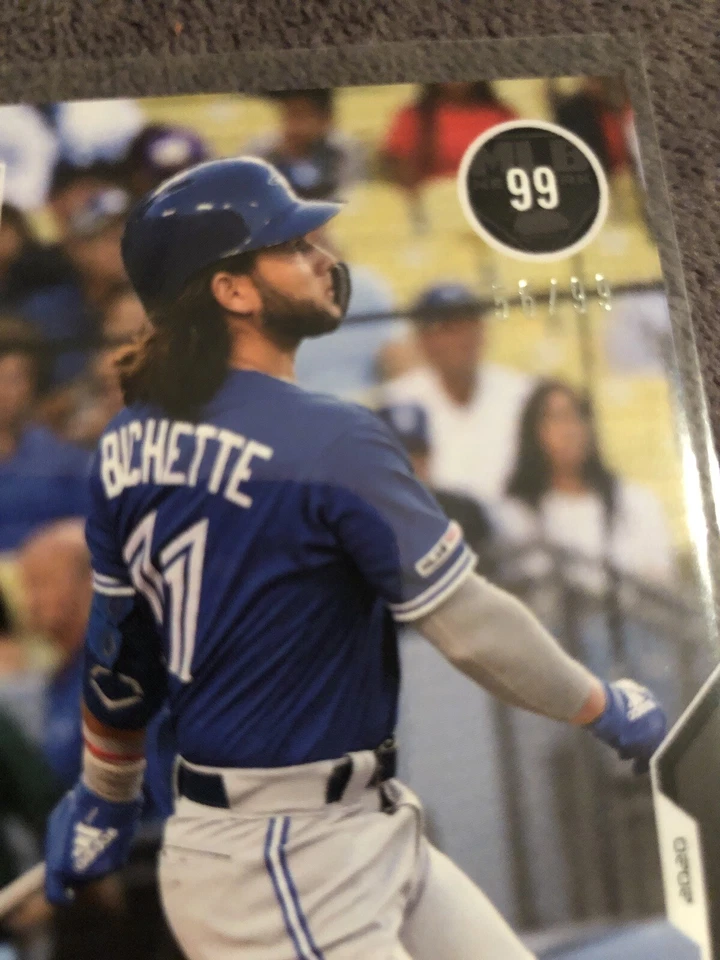 2020 Topps Now MLB Network Top 100 Bo Bichette BlueJays Rookie Parallel /99 💎 - Image 2 of 3