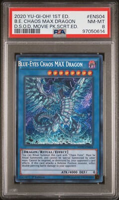 YuGiOh MISPRINT Blue Eyes Chaos MAX Dragon MVP1-ENS04 1st Secret