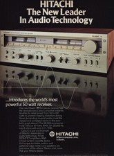 1978 Hitachi Receiver: Audio Technology Vintage Print Ad