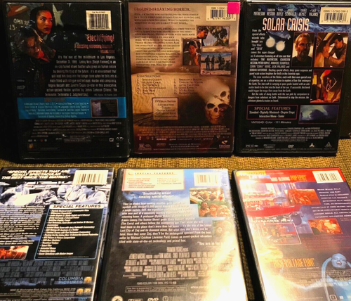 6-DVD LOT! STRANGE DAYS, CONGO, 5TH ELEMNT, HOLLOWMAN SOLAR CRISIS BONESNATCHER - Picture 3 of 3