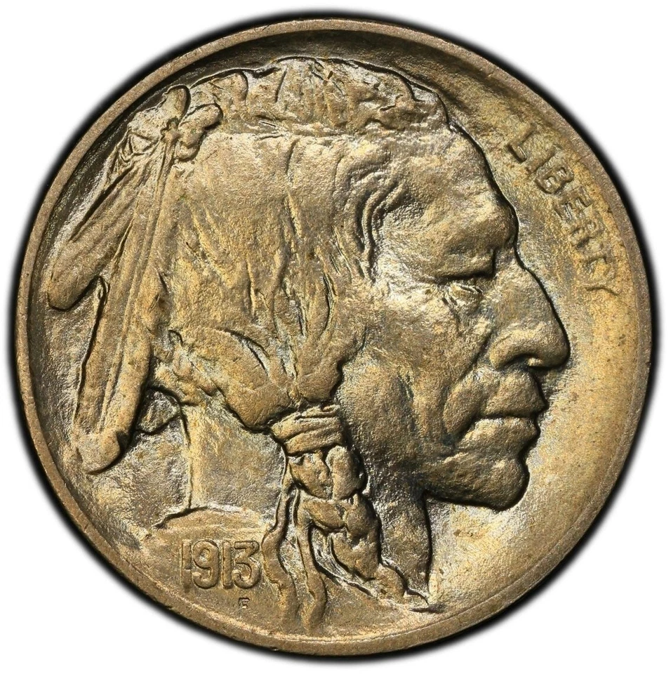 1913 BUFFALO NICKEL 5C PCGS MS66 CAC TYPE 1 GEM UNCIRCULATED BU (N58) - Image 2 of 4