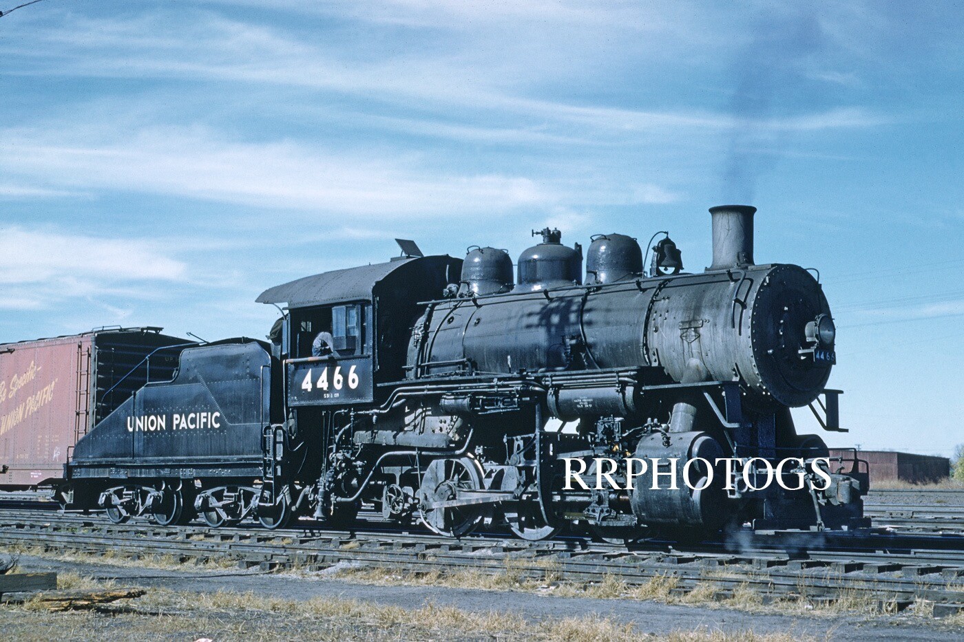 RR PRINT UNION PACIFIC UP 0-6-0 STEAM ACTION w #4466 | eBay