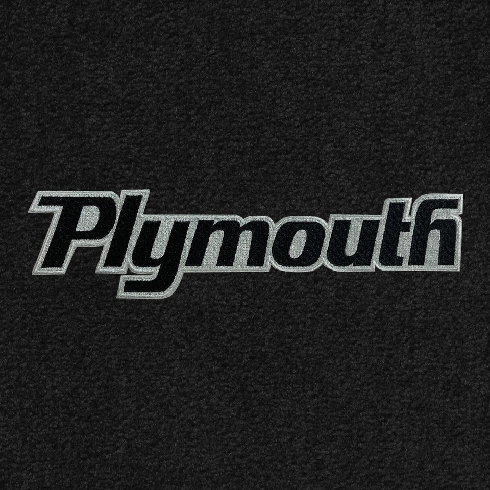 Lloyd Mats Classic Loop Plymouth GTX Plymouth Logo Front Floor Mats (1968-1971) Foto 3 de 4