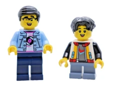 2) Man Child Record shirt Chinese New Year Lot 80116 LEGO® Minifigure Figure