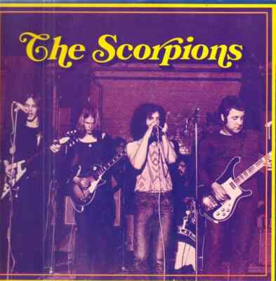 LP The Scorpions Same (Lonesome Crow ) YELLOW BRAIN LABELS NEAR MINT Brain