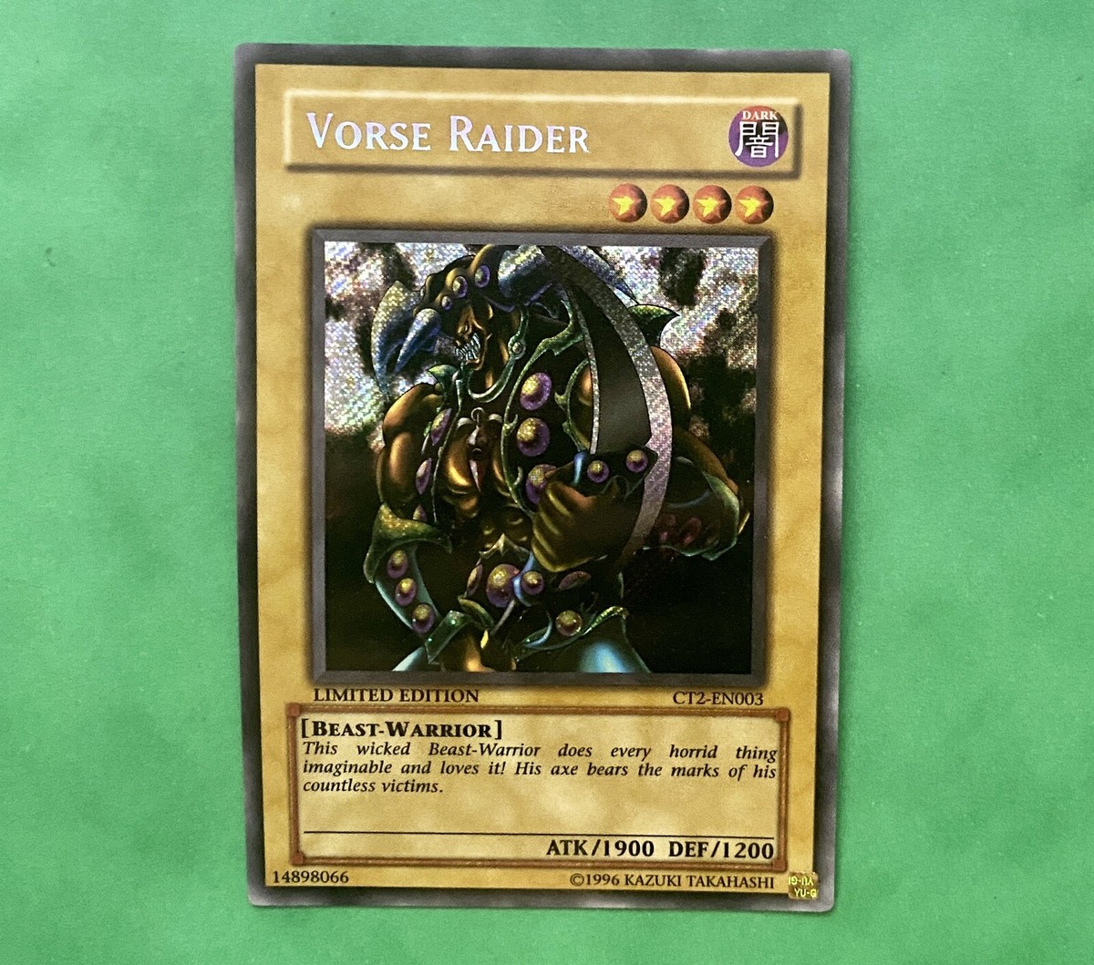 Yu-Gi-Oh! Vorse Raider CT2-EN003 Secret Rare Limited Edition