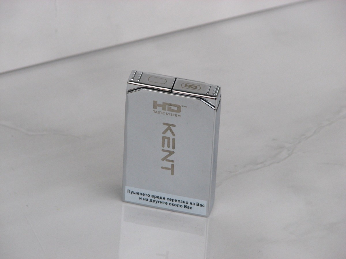 Kent HD lighter Taste System Double flame windproof metal cigarettes new  rare