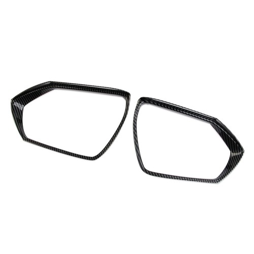 Carbon Fiber Style Side Door Mirror Rain Barrier Cover Trim for Hyundai Elantra - Picture 3 of 11