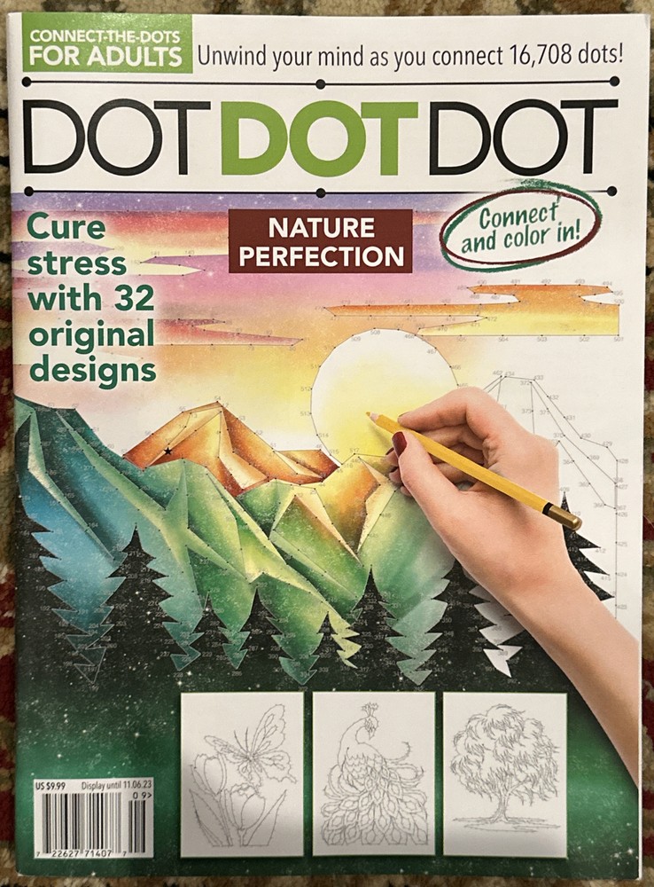 DOT DOT DOT Magazine 2023 Connect the Dots for Adults Nature Perfection