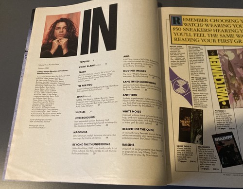SPIN Magazine February 1988 - Michael Hutchence, Madonna, Cabaret Voltaire + - Picture 4 of 4