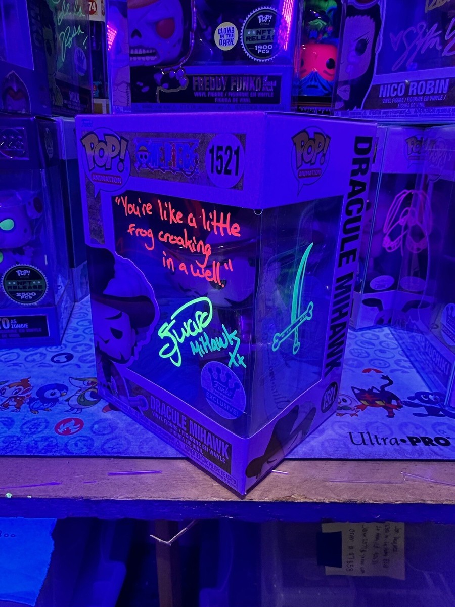 Dracule Mihawk Funko Pop Signed By Steven John Ward With Surprised