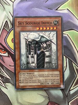 FOTB-DE023 Himmelsgeißel Invicil Super Rare Unlim Edition NM Yugioh Karte