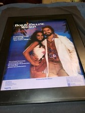 Bob And Pauline Wilson Somebody Loves You Rare Original Promo Poster Ad Framed!
