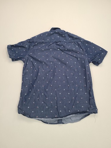 Ocean Current Shirt Adult Small Blue Button Up Casual Outdoors Comfort Mens - Picture 2 of 8