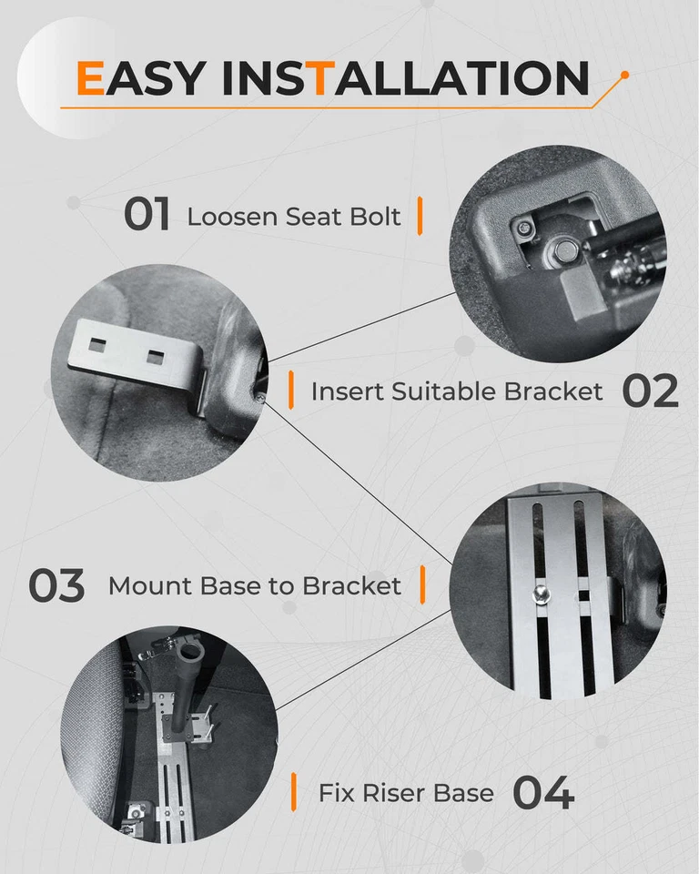 Adjustable  Aluminum Truck  Laptop Vehicle Mount Vehicle Laptop Stand Holder NEW - Image 4 of 4