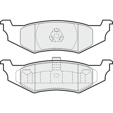 Apec Blue Brake Pads - Rear PD3475 - For Chrysler Neon & Sebring - OE Quality