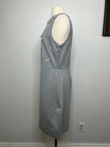 Nuevo con etiquetas Vestido Banana Republic Sin Mangas Tejido Piña Talla 14 Gris Venta al por menor $148 - Imagen 5 de 9