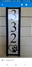 Personalized House Number Address Sign