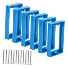 6 Pcs 1/2" Single Gang Receptacle Outlet Box Extenders, with Screws,