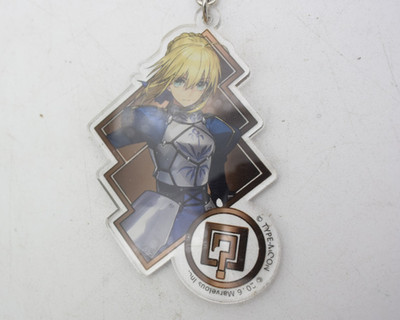 Fate Grand Order Saber Artoria Pendragon Official Acrylic Keychain TYPE-MOON