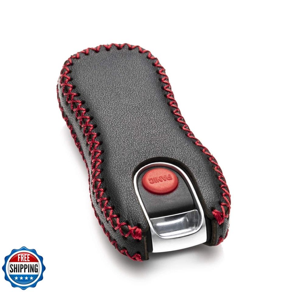 Vitodeco Cuero Genuino Inteligente Llavero Estuche Cubierta Protector con Llave de Cuero  Foto 4 de 4