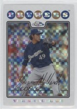 2008 Topps Chrome X-Fractor Yovani Gallardo #11 6m1