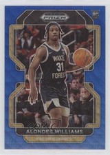 2022-23 Panini Prizm Draft Picks Blue Wave 14/249 Alondes Williams #97 y8h