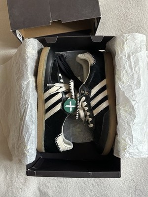 adidas Wales Bonner Samba Pony Tonal Black White Limited Edition Sneakers IE0580