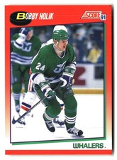 1991-92 Score Canadian English #153 Bobby Holik