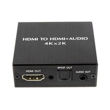 4K * 2K HDMI Stereo Audio Video Extractor Converter HDMI+ Optical SPDIF 3.5mm n