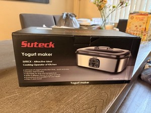 Suteck Digital Yogurt Maker SNJ-159B Stainless Steel w/ 6 Jars 