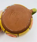PAPAS POTTERY Signed Coffee Mug Cow Farm Mug Hand Painted Colorful — photo 10