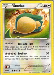 Snorlax 77/124 Fates Collide Regular Rare