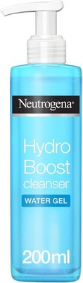 1 X Neutrogena Hydro Boost Water Gel Cleanser 200ml Hyaluronic Acid Face Wash