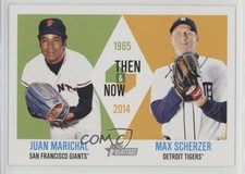 2014 Topps Heritage Then & Now Juan Marichal Max Scherzer #TAN-MS HOF 1md