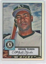 2007 Topps '52 Debut Flashbacks Chrome Refractor 393/552 Miguel Tejada #DFC8 8u9