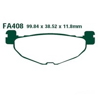 Bremsbelag EBC SFA408 Hinten FüR Yamaha YP 400 A Majesty ABS Bj. 2007-2013