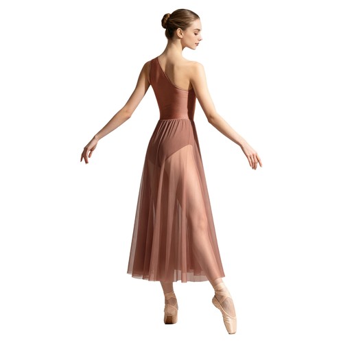 Vêtements de danse femme entraînement robe lyrique photoshoot justaucorps scène strass - Photo 41/48