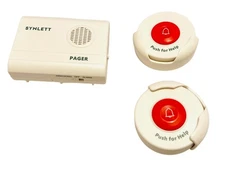 Synlett -Caregiver Call Button & Portable Pager 2 Button Device