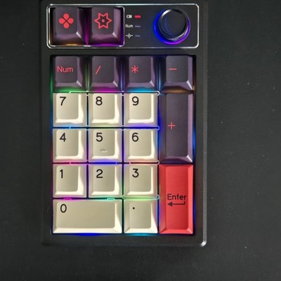 K19 Wireless Numeric Keyboard, Mechanical Number Keypad Hot-swappable Bluetoo...