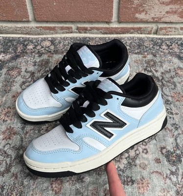 New Balance 480 Big Kid 'Bright Sky' / Size 4.5 / Black Blue Shoe Sneaker
