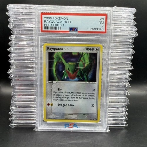 PSA 7 Rayquaza Holo 2006 Pokemon POP Series 1 #3